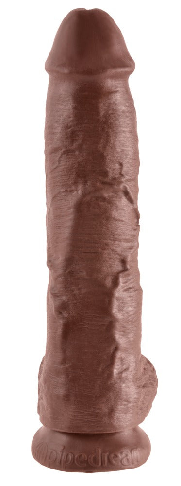 10" Dildo met Ballen