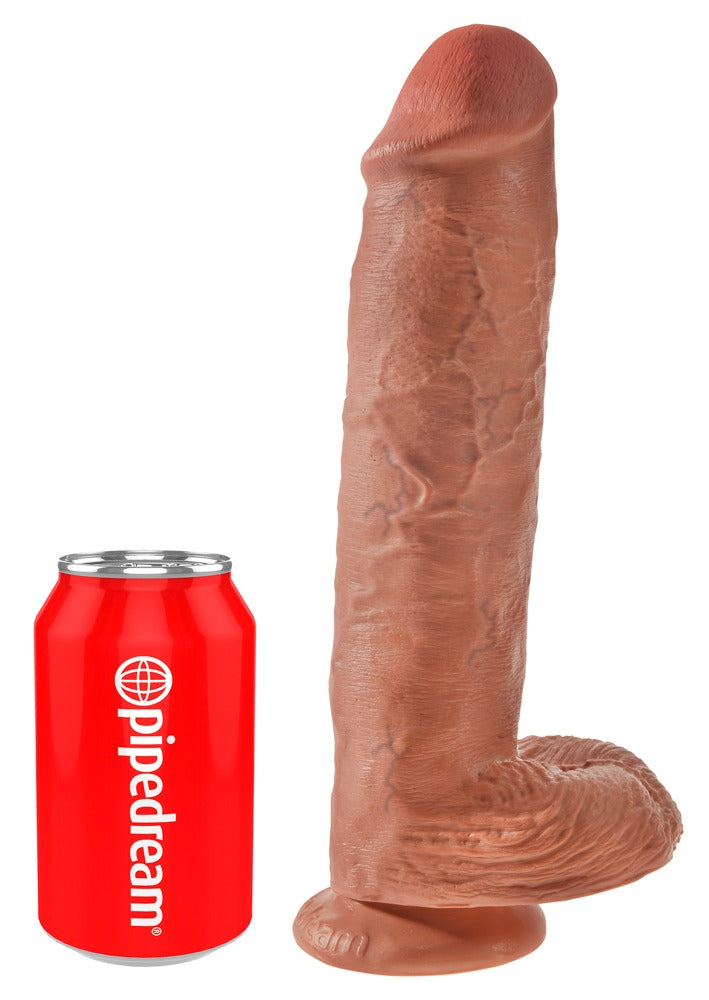 11" Dildo met Ballen