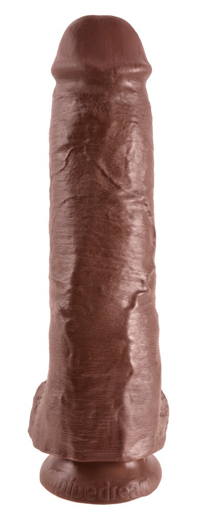 11" Dildo met Ballen