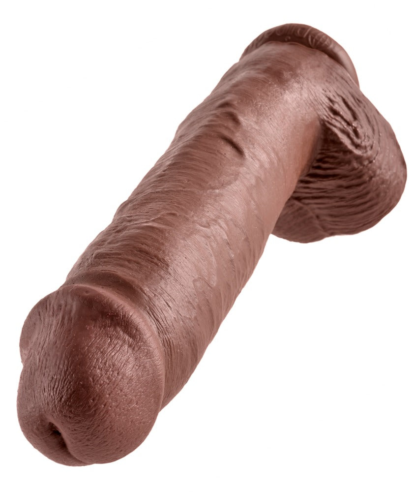 11" Dildo met Ballen