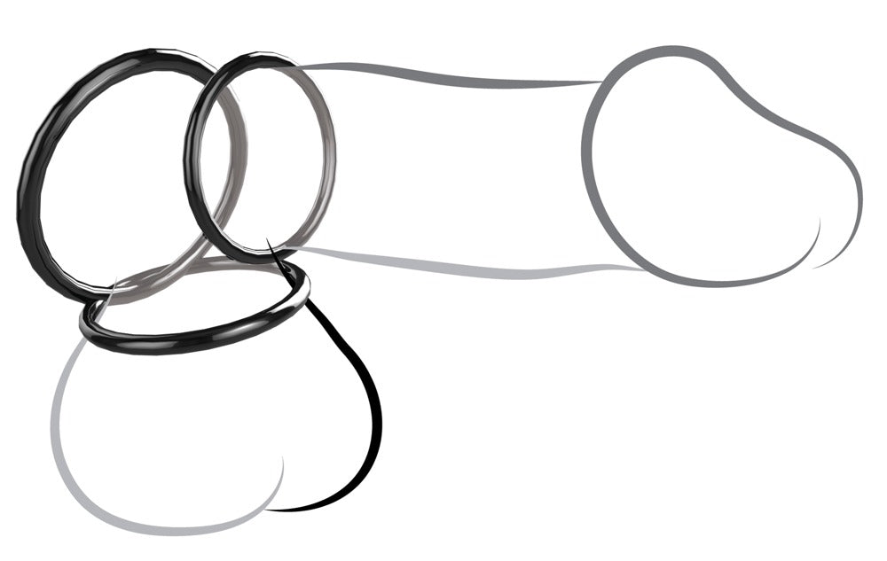 Siliconen 3-ringen uithoudingsvermogen set