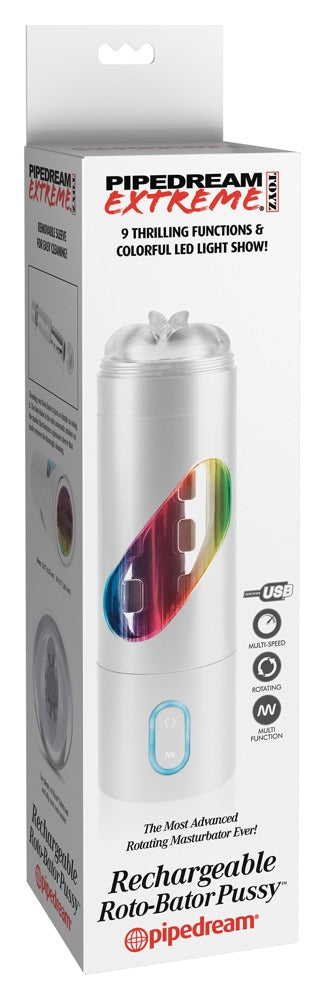 Oplaadbaar Roto-Bator poesje - Pipedream Extreme Toyz - SKU: 5427680000