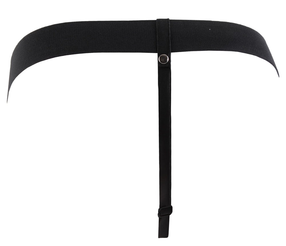 7" holle oplaadbare strap-on met ballen