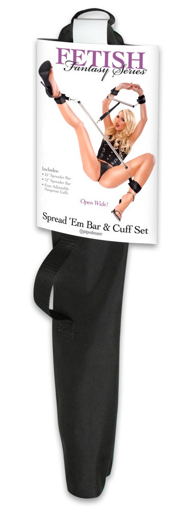 Spread'em Bar en manchet Set - Fetish Fantasy Series - SKU: 5438450000