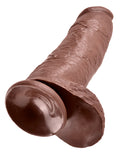12" Dildo met Ballen