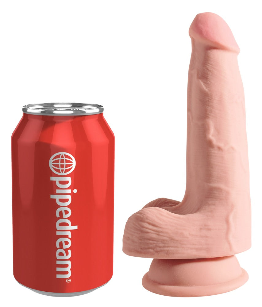 5" Drievoudige dichtheid penis met ballen