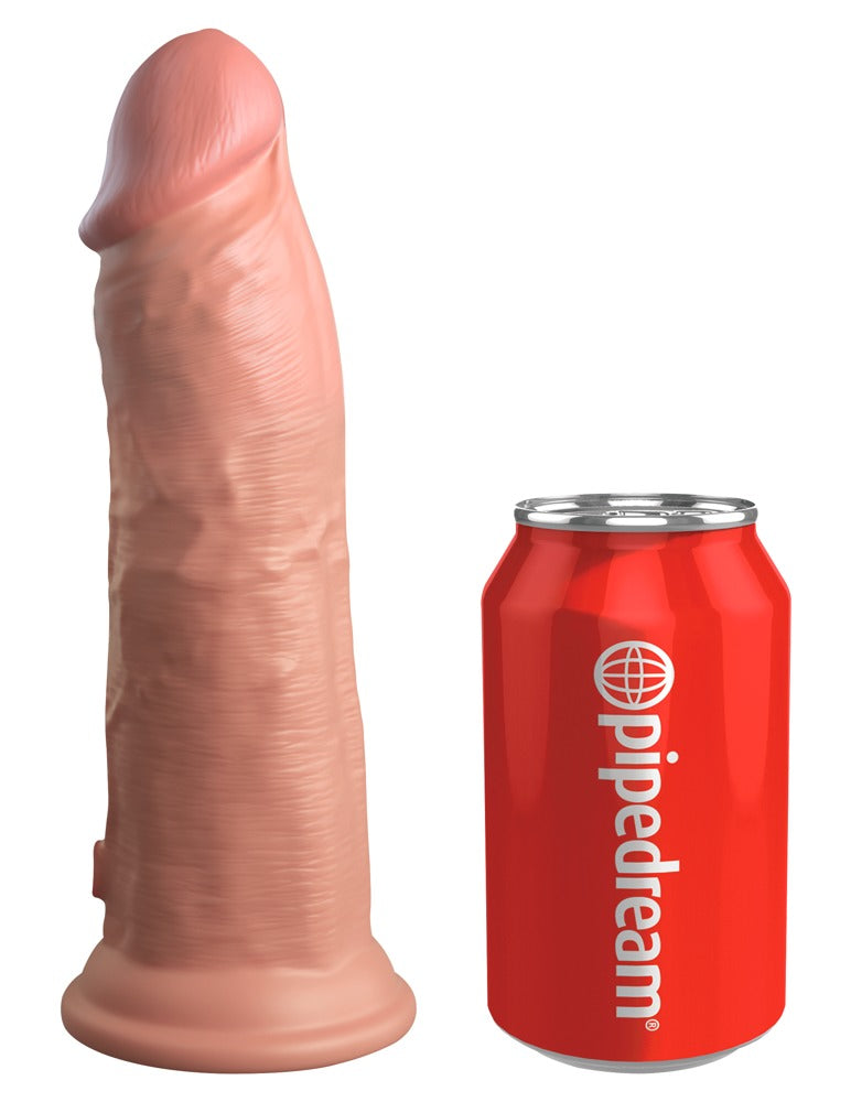 8" Vibrerende + Dubbele Dichtheid Silicone Cock