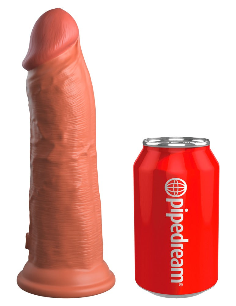 8" Vibrerende + Dubbele Dichtheid Silicone Cock