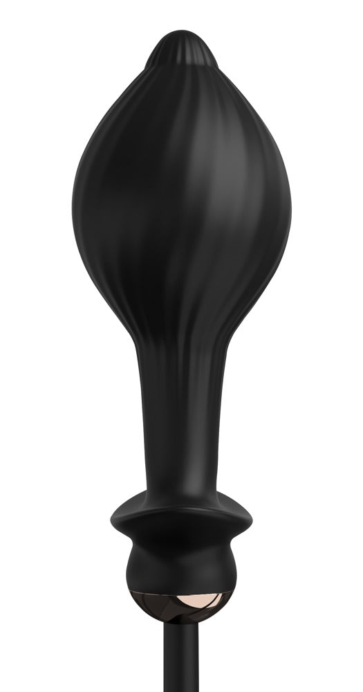 Auto-Throb Opblaasbare Vibrerende Plug