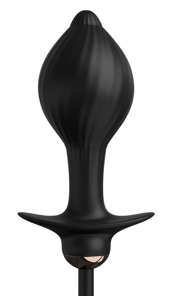 Auto-Throb Opblaasbare Vibrerende Plug