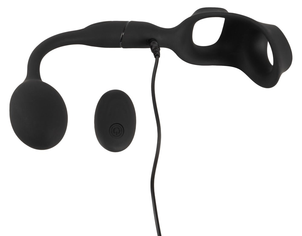 Cock Ring met RC Butt Plug