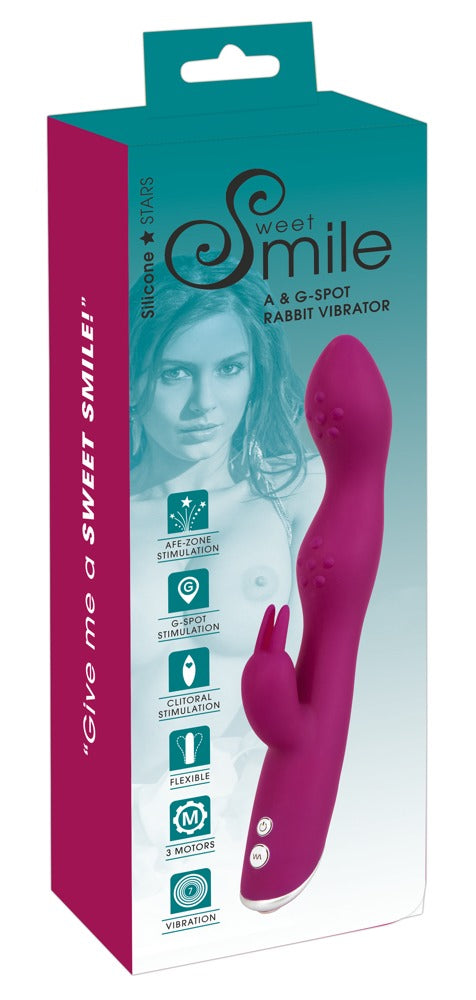 G-Spot Bunny Vibrator - Sweet Smile - SKU: 5530690000