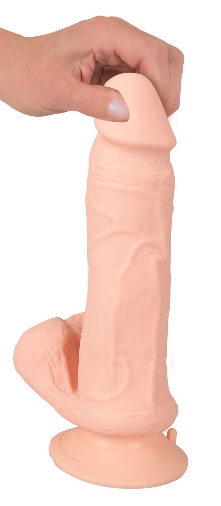 Buigbare RC Vibrator met Ballen - Nature Skin - SKU: 5536700000
