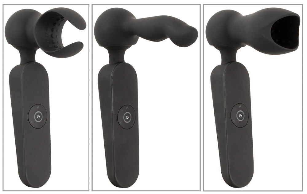 Wandvibrator met 3 opzetstukken