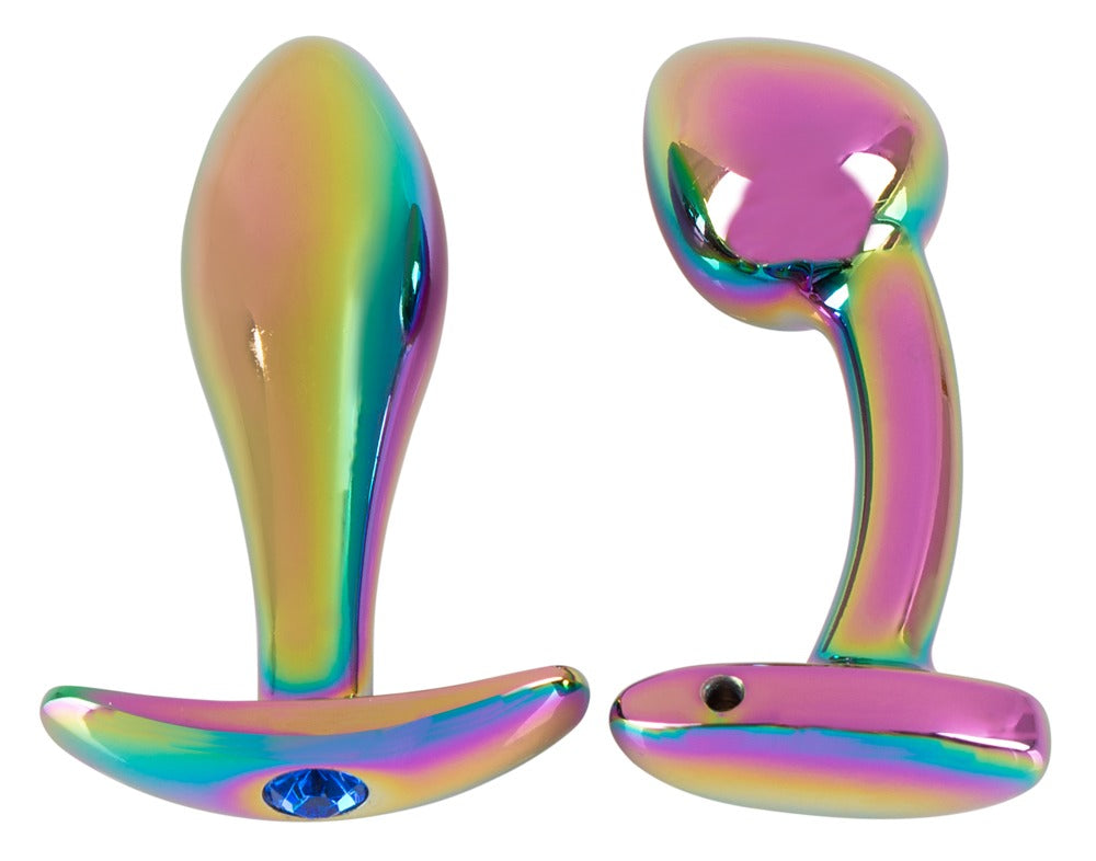 Metalen Butt Plug Set in Regenboog Kleuren