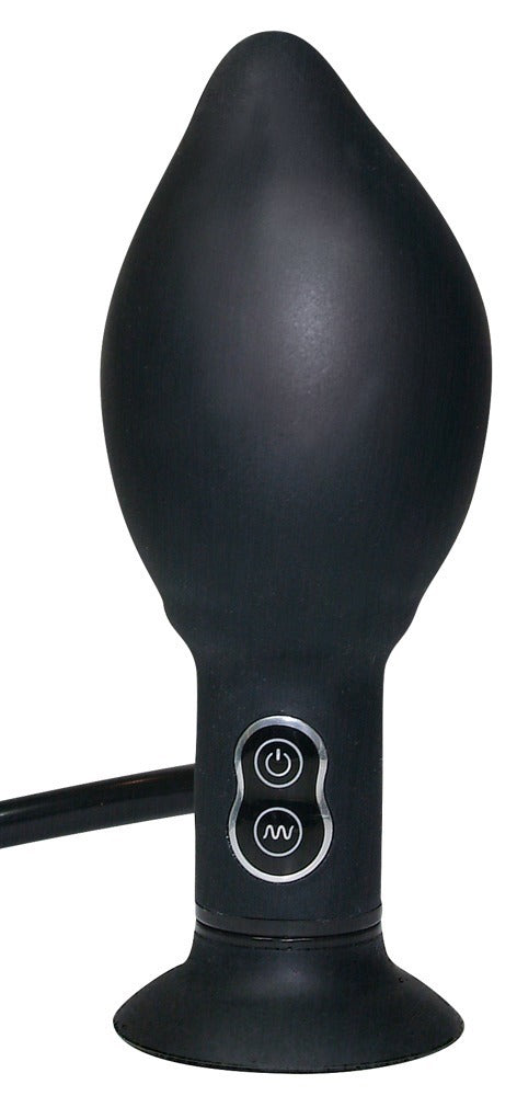 Zwarte vibrerende buttplug