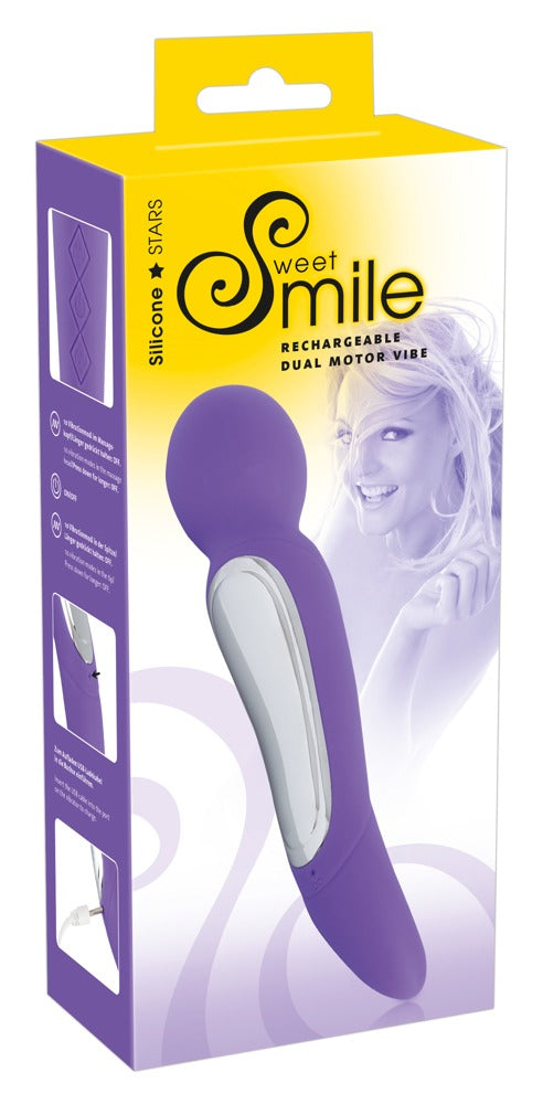 Oplaadbare Vibe met dubbele motor - Sweet Smile - SKU: 5872490000