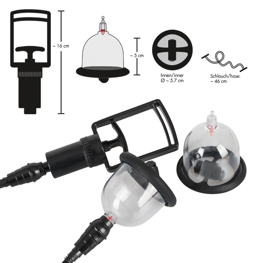 Bad Kitty Vibrerende Tepelbekers