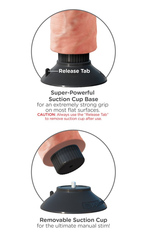 10" vibrerende penis met ballen