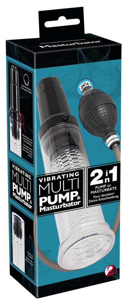Vibrerende Multi Pomp &amp; Masturbator