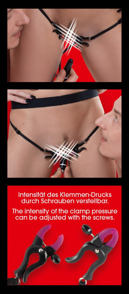 Bad Kitty Spreider String met Vibrator