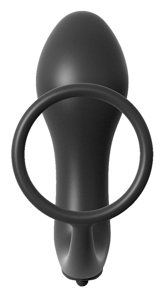 Ass-Gasm Cockring Vibrerende Plug