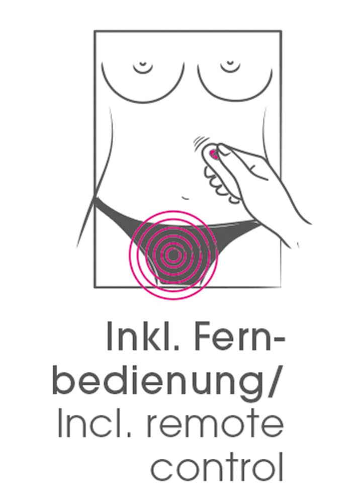 Op afstand bediende pantyvibrator