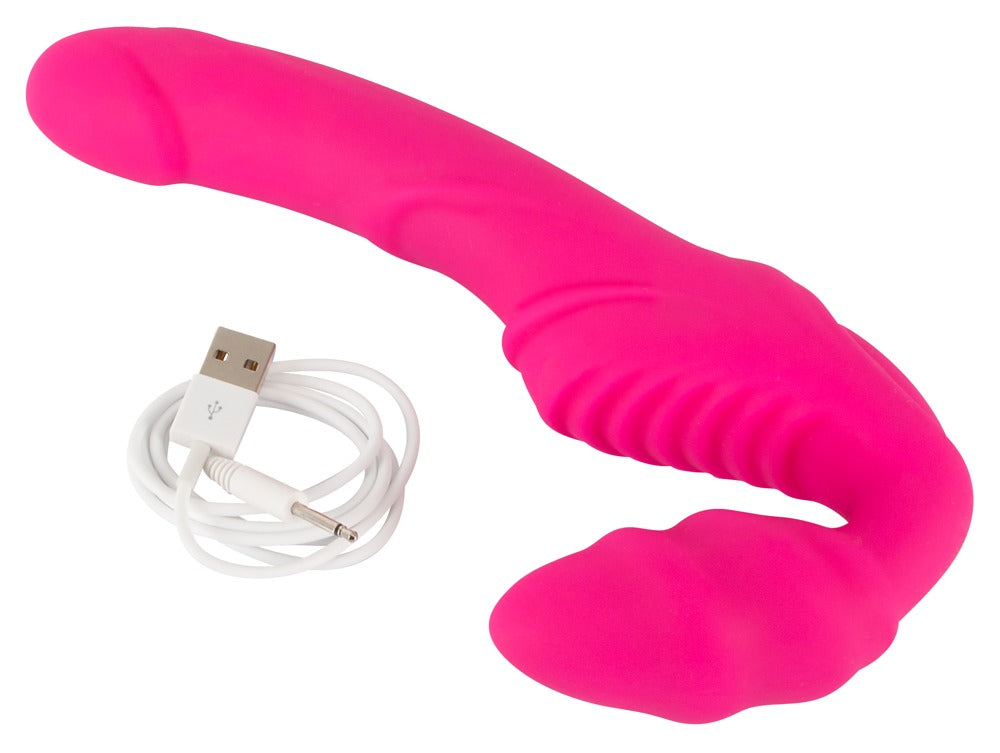 Vibrerende strapless strap-on