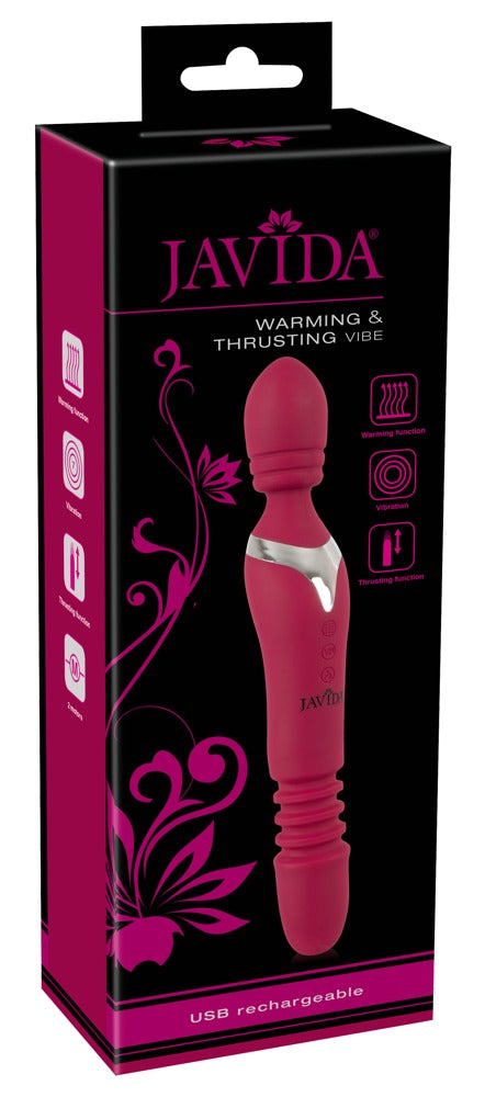 Massage Warming &amp; Thrusting Vibe - JAVIDA - SKU: 5942530000