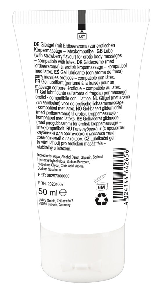 Erotische Massage Gel Aardbei