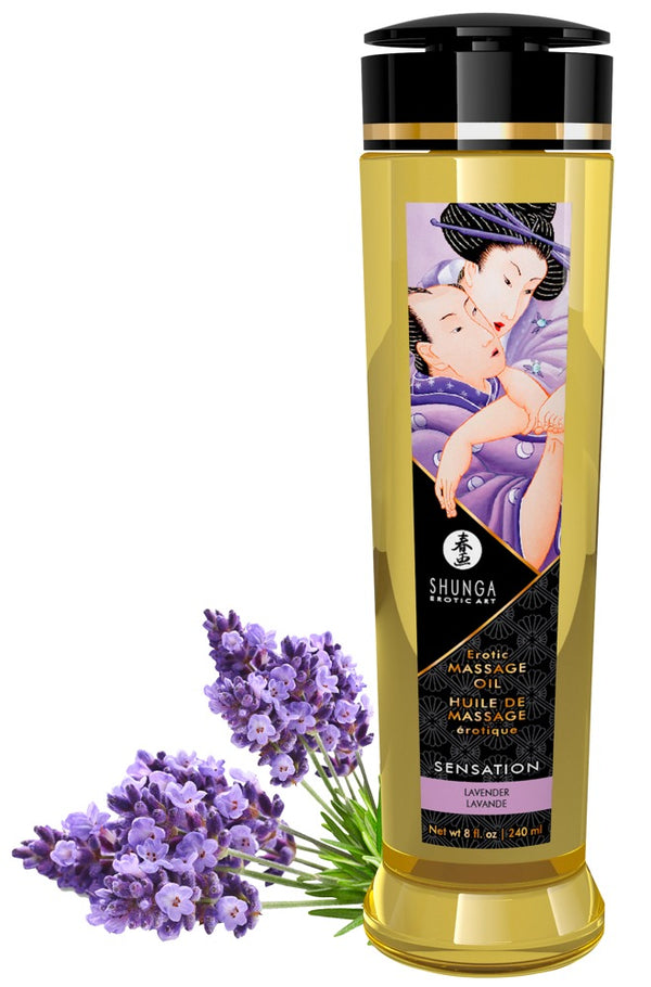 Shunga Oil Sensation/Lavend240 - Shunga - SKU: 6273130000