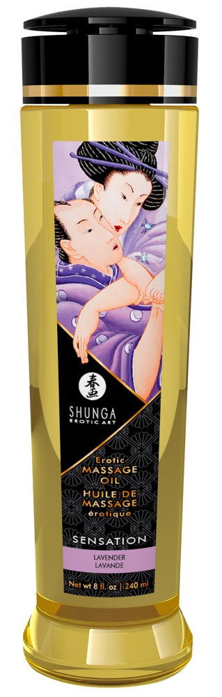 Shunga Oil Sensation/Lavend240 - Shunga - SKU: 6273130000