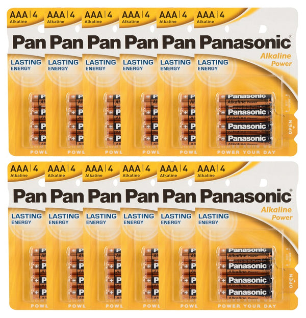 12 x 4 batterijen AAA - Panasonic - SKU: 7407990000