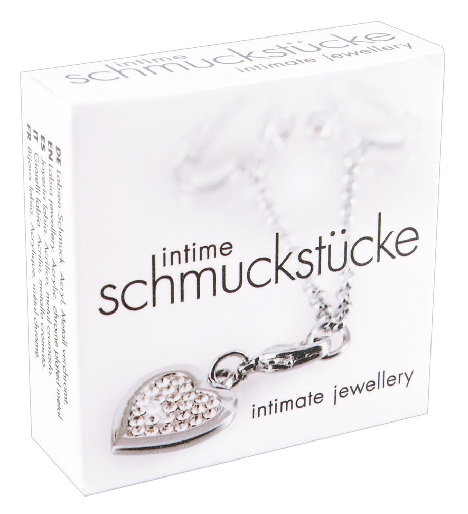 Intieme hartvormige ketting