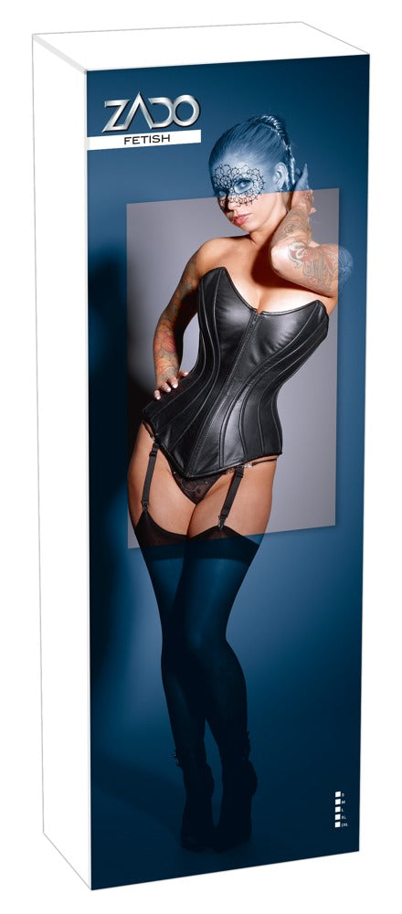 Leren korset - Korset,Leer chroom-vrij gelooid,Aanvullende informatie,echt leer,lambnappa - IntimateRed