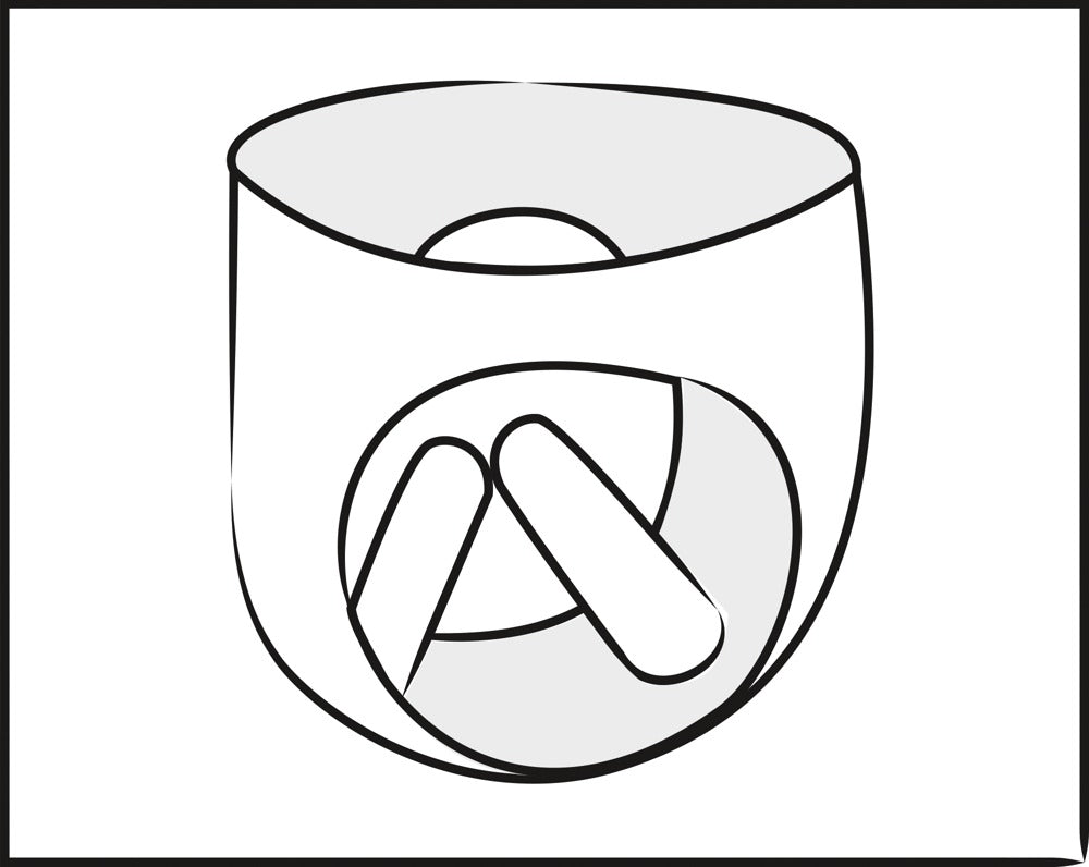 Leren slip met 2 dildo's - String,Splitleathercow,chroom-vetvrij,polyurethaancoating,metaalDildo's,Latex - IntimateRed