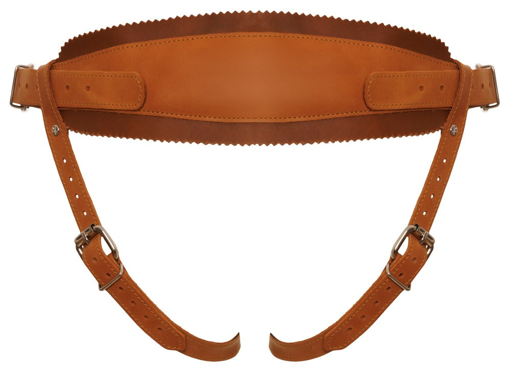 Leren riem-harnas - Strap-on,Lederbuffel,gelooidzonderchroom,metaal - IntimateRed