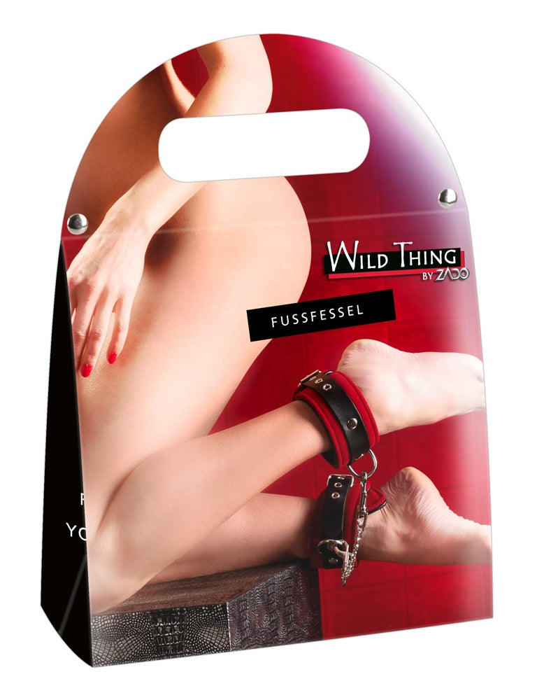 Enkelboeien - Voetboeien,Splitleathersuede - IntimateRed