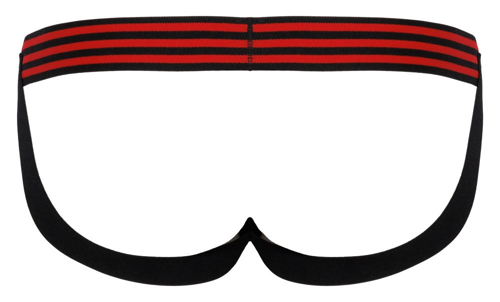 Men's Jockstrap zwart rood