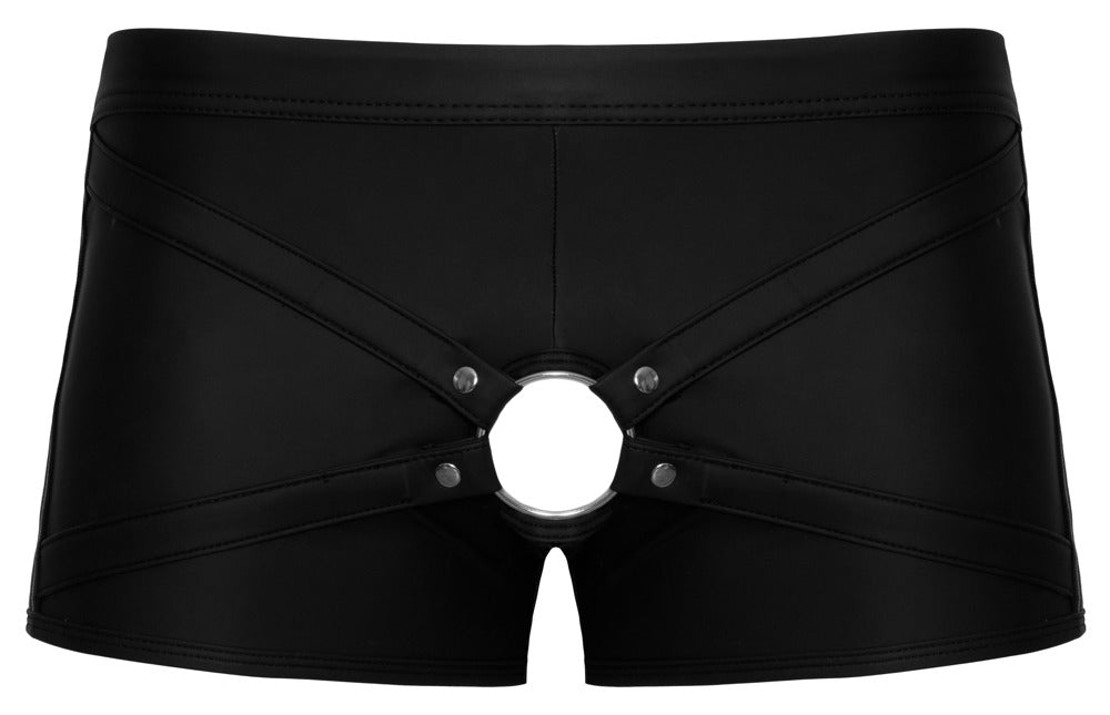 Mannen broek zwart rood