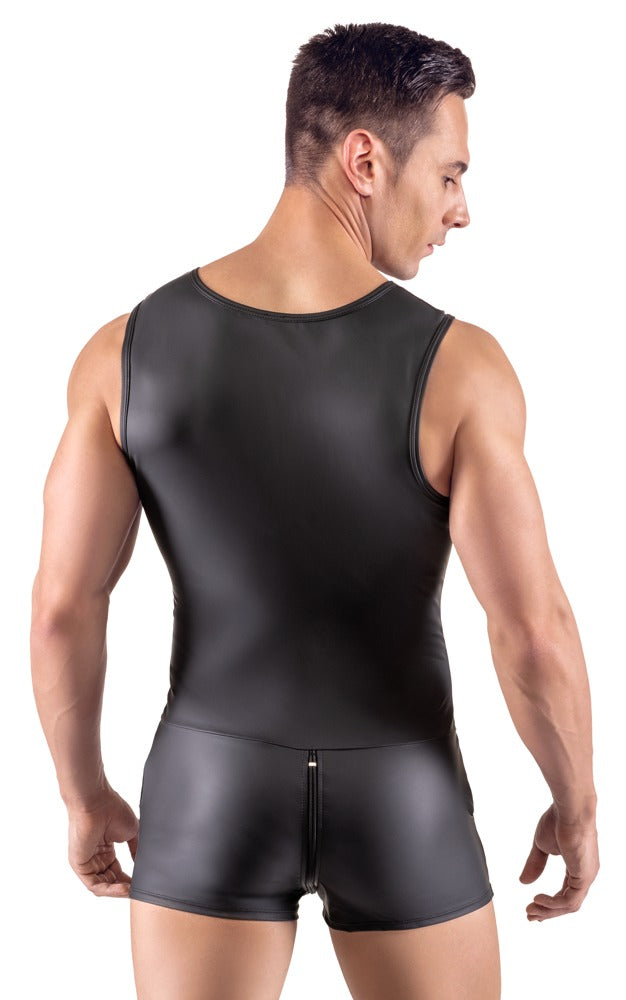 Playsuit - Korte jumpsuit, polyester, spandex, Coatingpolyurethaan - IntimateRed