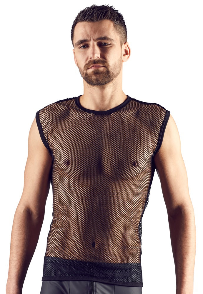Net overhemd - Shirt, polyamide - IntimateRed