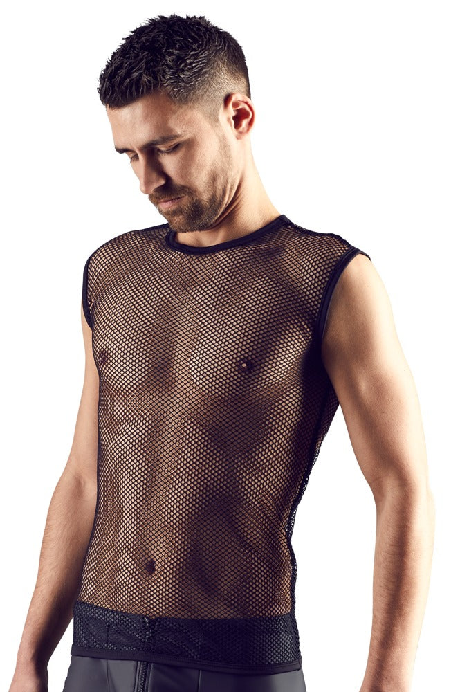 Net overhemd - Shirt, polyamide - IntimateRed