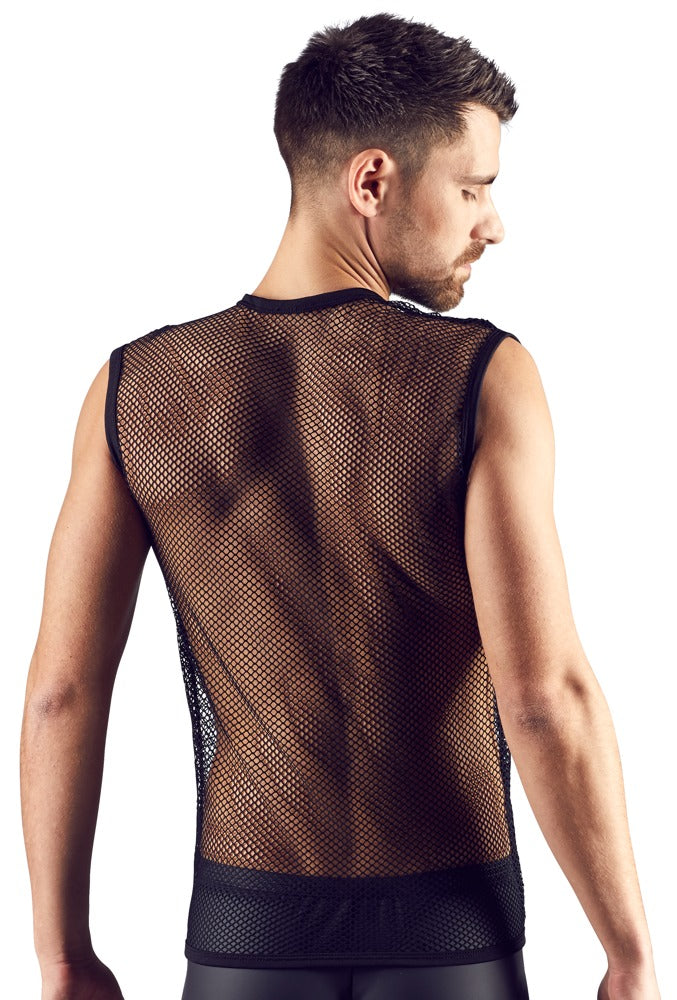 Net overhemd - Shirt, polyamide - IntimateRed