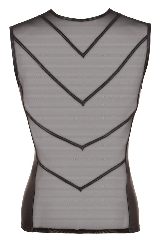 Shirt - Shirt, polyester, spandexcoating, polyurethaan, inzetstuk, polyamide, spandex, - IntimateRed