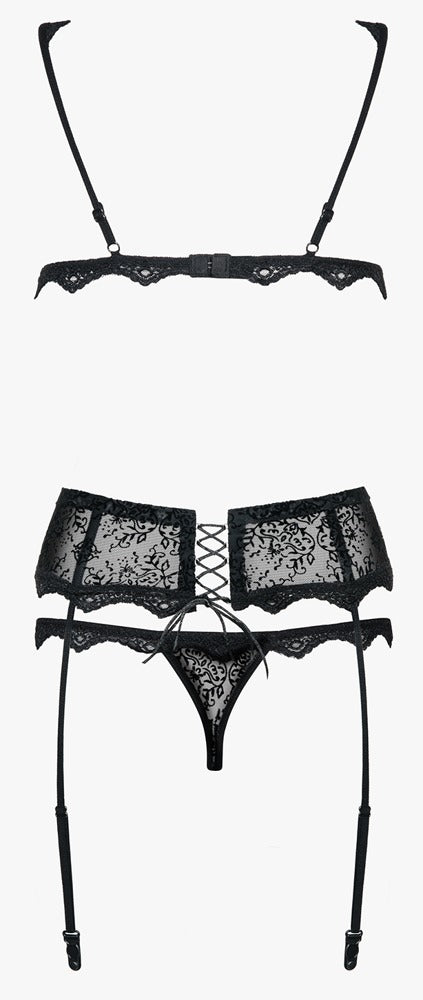 Set Emperita - Beha-set, polyamide, spandex - IntimateRed