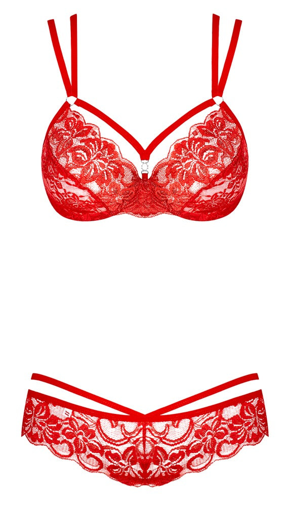 BH en String - BH-set, polyamide, spandex - IntimateRed