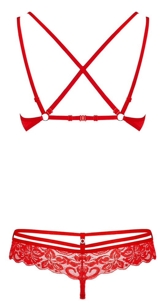BH en String - BH-set, polyamide, spandex - IntimateRed