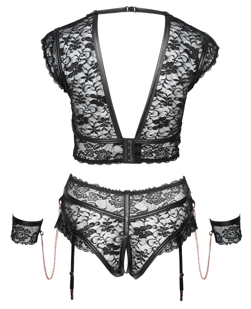 Stel in - Beha-set, polyamide, spandex - IntimateRed