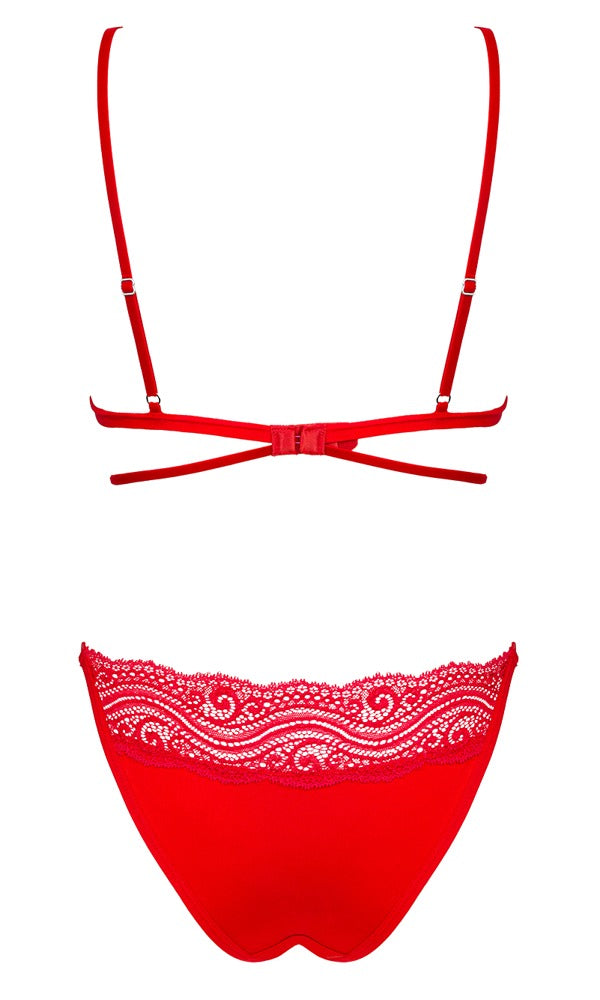 Set Diyosa - Beha-set, polyamide, spandex - IntimateRed